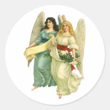 Vintage Kerstmis, Angelic Victoriaans Angels