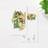 Vintage Kerstmis, Angelic Victoriaans Angels Visitekaartjes (Bureau)