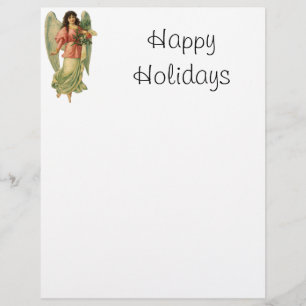 Vintage Kerstmis, Antiek Victoriaans Angel