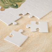 Vintage Kerstmis, Antiek Victoriaans Angel Legpuzzel (Zijkant)