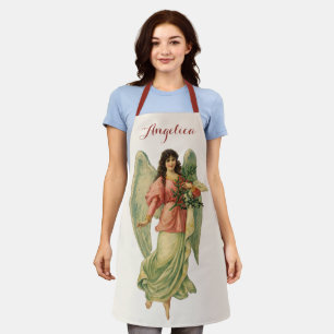 Vintage Kerstmis, Antiek Victoriaans Angel Schort