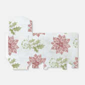 Vintage Kerstmis Bedankdoosjes (Uitgevouwen)