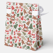 Vintage Kerstmis Bedankdoosjes (Achterkant)