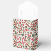 Vintage Kerstmis Bedankdoosjes (Open)