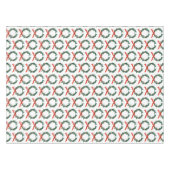 Vintage Kerstmis Berry Wreath Holiday Tafelkleed (Voorkant (Horizontaal))