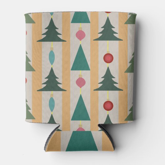 Vintage Kerstmis Blikjeskoeler (Voorkant)