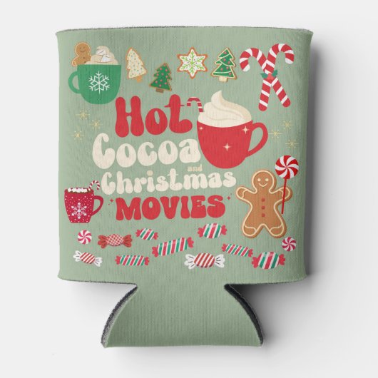 Vintage Kerstmis Blikjeskoeler (Voorkant)