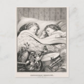 Vintage Kerstmis Briefkaart (Voorkant)