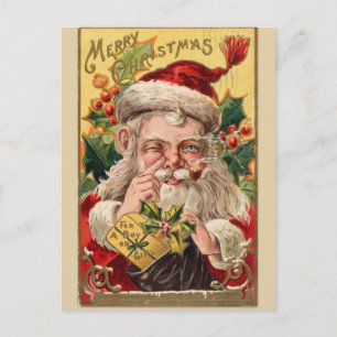 Vintage Kerstmis Briefkaart