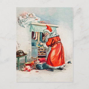 Vintage Kerstmis Briefkaart