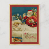 Vintage Kerstmis Briefkaart (Voorkant)