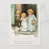 Vintage Kerstmis Briefkaart (Voorkant)
