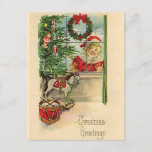 Vintage Kerstmis Briefkaart
