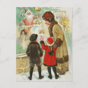 Vintage Kerstmis Briefkaart