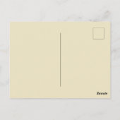 Vintage Kerstmis Briefkaart (Achterkant)