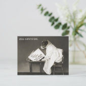 Vintage Kerstmis Briefkaart (Staand voorkant)