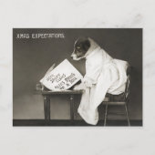 Vintage Kerstmis Briefkaart (Voorkant)