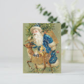 Vintage Kerstmis Briefkaart (Staand voorkant)