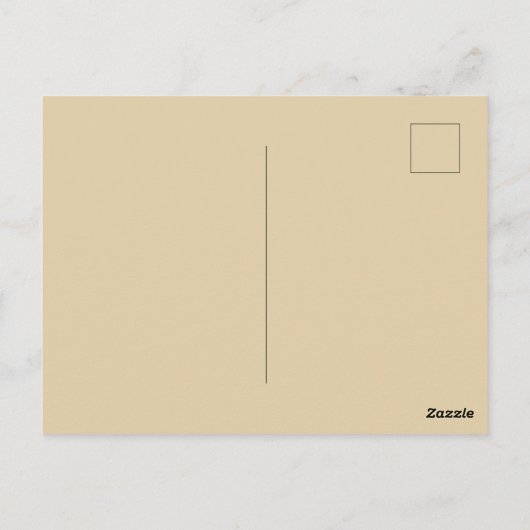 Vintage Kerstmis Briefkaart (Achterkant)