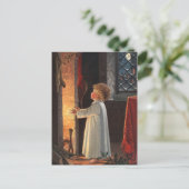 Vintage Kerstmis Briefkaart (Staand voorkant)