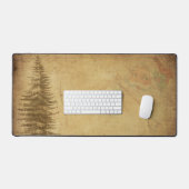 "Vintage Kerstmis" Bureaumat (Keyboard & Muis)