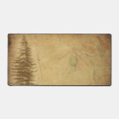 "Vintage Kerstmis" Bureaumat (Voorkant)