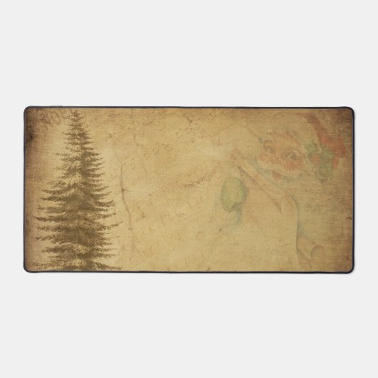 "Vintage Kerstmis" Bureaumat (Voorkant)