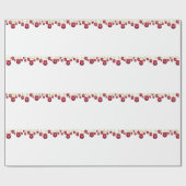 Vintage Kerstmis Cadeaupapier (Vlak)