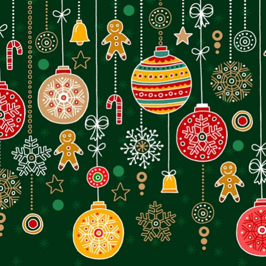 Vintage Kerstmis Cadeaupapier