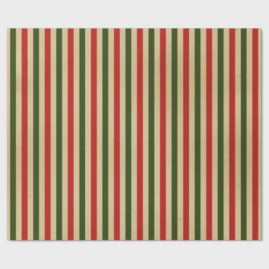 Vintage Kerstmis Cadeaupapier (Vlak)