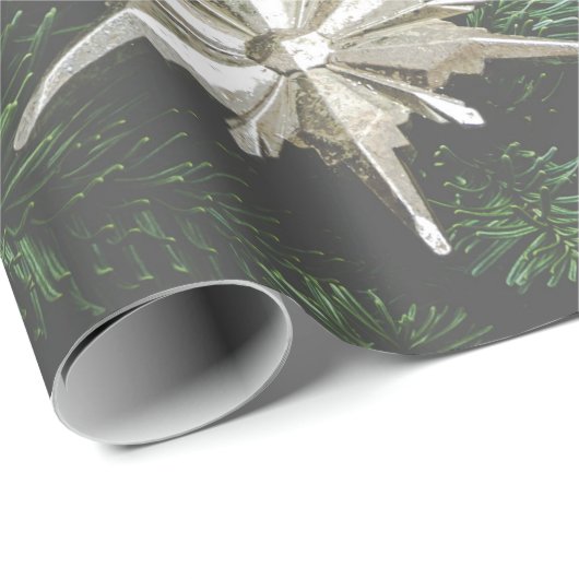 Vintage Kerstmis Cadeaupapier (Rol Hoek)