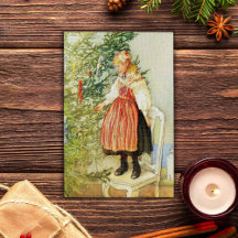 Vintage Kerstmis Carl Larsson Zweeds