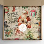 Vintage Kerstmis Collage Decoupage Tissuepapier<br><div class="desc">Vintage kerst decoupage tissuepapier. Feestelijk tissuepapier voor het inpakken van je kerstcadeaus. Ontworpen voor u door Blackberry Boulevard.</div>