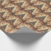 Vintage Kerstmis collage inpakpapier (Hoek)