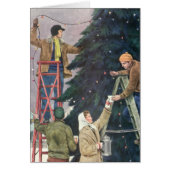 Vintage Kerstmis Dank u (Voorkant)