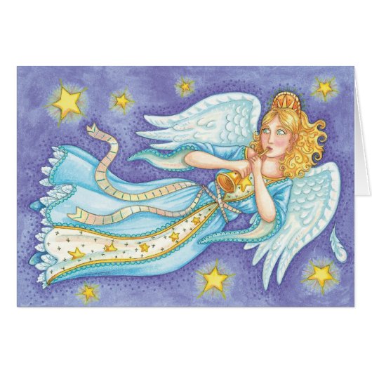 Vintage Kerstmis Dank u (Voorkant Horizontaal)