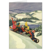 Vintage Kerstmis Dank u (Voorkant)