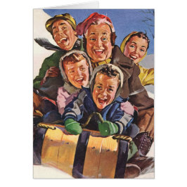 Vintage Kerstmis Dank u