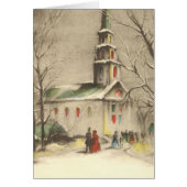 Vintage Kerstmis Dank u (Voorkant)