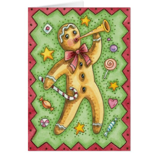 Vintage Kerstmis Dank u (Voorkant)