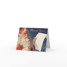 Vintage Kerstmis Dank u