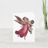 Vintage Kerstmis Dank u Bedankkaart (Voorkant)