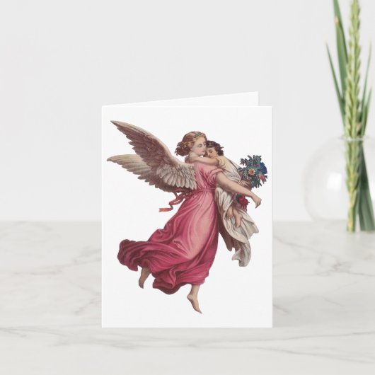 Vintage Kerstmis Dank u Bedankkaart (Voorkant)