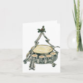 Vintage Kerstmis Dank u Bedankkaart (Voorkant)