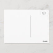 Vintage Kerstmis Dank u Briefkaart (Achterkant)