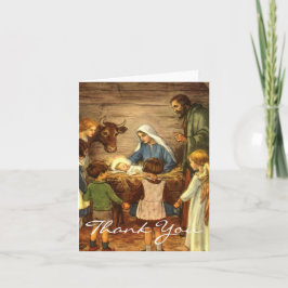 Vintage Kerstmis Dank u Feestdagen Kaart