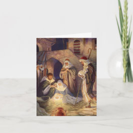 Vintage Kerstmis Dank u Feestdagen Kaart