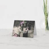 Vintage Kerstmis Dank u Feestdagen Kaart (Voorkant)