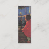 Vintage Kerstmis door Jessie Willcox Smith Contactkaartje (Achterkant)