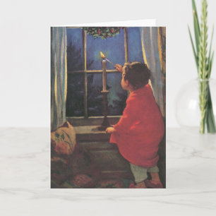 Vintage Kerstmis door Jessie Willcox Smith Feestdagen Kaart